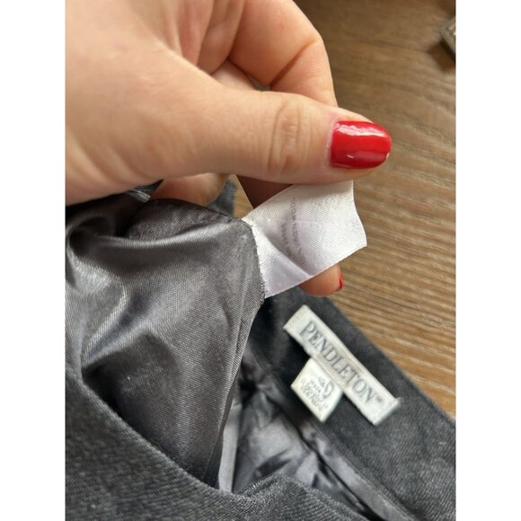 Vintage 90s Pendleton Virgin Wool Flat Front Dress Pants Slacks - Picture 10 of 10